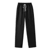 Pantalones Deportivos Lisos Nuevos para Hombre de Calle Transfronteriza Pantalones Rectos Deportivos para Hombre Joven