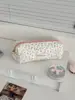 Bolsa de Cosméticos Rosa Pêssego Transfronteiriça Nova de Aparência Sofisticada Estilo Ins Flor Fresca Grande Capacidade Portátil Necessaire