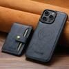 Adecuado para iPhone 18 Pro Max Funda de Tarjeta Dos en Uno Carga Inalámbrica Magnética Samsung 26 Funda para Teléfono Móvil Cubierta de Cuero