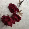 Flor Artificial de Peonía de 3 Cabezas Decoración Estilo Europeo Arreglo Floral de 9 Cabezas Decoración Estilo Ins para el Hogar Flor Artificial Hecha a Mano Flor Artificial para Boda