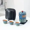 Juego de Té de Viaje Portátil al Por Mayor Juego de Té Kung Fu para Exterior Taza Rápida Evento de Empresa Regalo de Negocios Logotipo