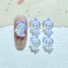 Xiaohongshu Popular Nuevo Accesorios para Uñas DIY Dibujos Animados Paquete Mixto Lazo de Moda Pequeñas Decoraciones de Resina