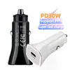 Cargador de Coche Adecuado para iPhone 13 Pd20W Carga Rápida Puerto Único Tipo-C Cargador de Coche de Carga Rápida