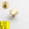 Manija de Puerta de Latón, Manija Simple para Puerta de Armario, Manija para Puerta de Cajón de Armario, Manija Nórdica de Lujo Ligero de Cobre Dorado