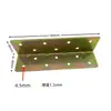 Transfronterizo Temu 160 mm Soporte para Valla de Jardín Código de Esquina Gancho para Cama Placa de Hierro en Ángulo Muebles Fijos Ferretería