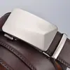 Cinturón Listo para Usar Transfronterizo para Hombre 3.5 Ranuras Cinturón Hebilla Automática para Hombre Cinturón de Dos Capas Simple Casual Versátil de Negocios