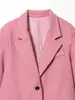 Comercio Exterior Transfronterizo Otoño e Invierno 2025 Nueva Moda Versátil Elegante Lana Ajustado Solapa Un Botón Abrigo de Lana para Mujer