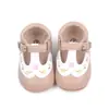 Zapatos pequeños de cuero bordados estilo western para bebé, zapatos de bebé, suela suave, cabeza redonda linda, zapatos de princesa para bebé, venta al por mayor BMH3040