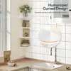 Estantería de Esquina Transfronteriza para Sala de Estar y Dormitorio, Organizador de Esquina Montado en Pared con Diseño de Múltiples Niveles y Estante de Almacenamiento Decorativo