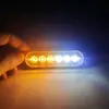 Suministro Exclusivo Transfronterizo de Luces Intermitentes Ultradelgadas, Luces Laterales para Camión de 6 LEDs, Luces de Parrilla, Luces Piloto de Advertencia Universales de 12V/24V