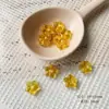 Flor de Cerezo TempranaSentimiento de PrimaveraRosa y VerdeVidrio ChecoHecho a Mano con CuentasPulsera DIYAccesorios de Material para Hacer Pulseras a Mano