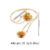 B3253 moda europea y americana transfronteriza pulsera fresca ajustable para mujer diseño simple sentido de la moda anillo de brazo abierto de flores y hojas