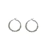Pendientes Nuevos Transfronterizos 2025 Pendientes Metálicos de Lujo Ligero Pendientes de Moda para Mujer Pendientes de Diseño Nicho Venta al por Mayor