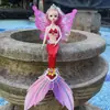 Princesa Sirena con Alas Extraíbles, Muñeca Barbie que se Ilumina, Muñeca que se Ilumina, Regalo para Niña, Juguete para Niños