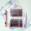Pestañas Postizas Segmentadas de Venta Caliente Transfronteriza 30D/40D Pestañas con Rizado D de Amazon Set de Extensiones de Pestañas Transfronterizo Europeo y Americano