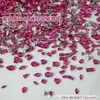 Decoraciones Brillantes para Uñas con Base Plana de Circonita, Mezcla de Circonitas Blancas Mini Pequeñas Biseladas de Base Plana con Forma Irregular Ojo de Caballo