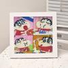 Animación de Dibujos Animados Nueva Pintura de Diamantes Kuromi DIY Juguetes de Pintura de Diamantes Hechos a Mano para Niños con Marco de Fotos Mesa Regalo