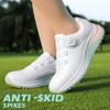 Zapatos de golf PGM de verano para mujer, impermeables, con tacos, deportivos, antideslizantes, con amortiguación de impactos, ligeros y sin clavos.