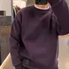 Sudadera casual de retazos simple para primavera y otoño para hombre, nuevo modelo 2026, diseño de línea elegante, camiseta básica versátil de manga larga con cuello redondo