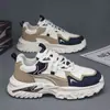 Tênis Esportivo Masculino 2025 Primavera Novo Estilo Sapatos Masculinos Sola Grossa Antiderrapante Casual Versátil Estudante Sapatos da Moda Tênis para Homens