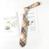 Corbata amarilla gratis para mujer, estilo universitario, marrón, para traje académico, pajarita, decoración de camisa para mujer
