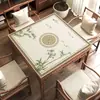 Mesa de Mahjong Mesa Cuadrada Mantel Grueso Mantel Silencioso Nuevo Estilo Chino Impermeable Guandan Cartas de Juego Mantel Especial