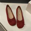 Zapatos Mary Jane Planos de Punta Cuadrada Estilo Dulce, Zapatos Planos de Ballet Casuales sin Cordones con Lazo, Moda de Primavera