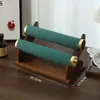Soporte de Exhibición de Joyería de Madera Maciza de Gran Capacidad para Collares, Pulseras, Brazaletes, Adornos, Gomas para el Cabello, Anillos para el Cabello, Relojes, Estante de Almacenamiento