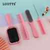 Luotts Pente Almofada de Ar Conjunto de Cabeleireiro Pente Dentes Largos Pente Cabelo Liso Pente com Bolsa de Ar Pente de Cauda Pontiaguda Pente de Dentes de Nylon