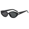Óculos de Sol de Design Americano Retro de Alta Qualidade, Fashion e Bonito para Homens e Mulheres, Óculos de Sol Anti-UV para Tirar Fotos com o Rosto Liso