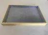 Caja Grande de Madera Maciza 30X40 para Anillos, Pendientes, Collares, Bandeja de Exhibición de Joyería, Almacenamiento de Joyería