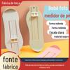 Medidor de pé infantil doméstico Instrumento de medição de tamanho de sapato infantil para bebês de 0 a 8 anos Medidor de comprimento do pé do bebê