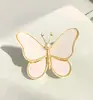 Broche de Mariposa de Cristal Vintage Broche de Animal Camelia de Lujo Ligero de Alta Calidad Hebilla de Pin de Corsage Femenino Ropa
