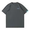 Ropa Masculina Estilo Japonés Lu Coreano Verano 2025 Nueva Camiseta Básica Estampada de Manga Corta Color Brillante Banda en el Brazo Camiseta Sencilla Q
