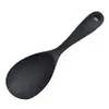 Cuchara de Silicona de Color Sólido para Arroz para Uso Doméstico, Espátula de Arroz Antiadherente Que No Dañará el Recipiente Interior, Cuchara de Cocina, Suministros de Cocina, Olla Arrocera
