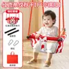 Columpio de Interior para Niños, Bebés y Niños Pequeños; Asiento colgante para exteriores con soporte; Silla colgante sin taladro para niños pequeños