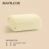 Toalla de Baño Rayada Sanli, Nueva Toalla de Baño de Terciopelo Coral, Más Absorbente que el Algodón Puro, Adecuada para Adultos, Hombres y Mujeres, Parejas