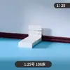 Materiales para modelo de mesa de arena para interiores DIY, plano de casa en miniatura, varios tamaños de muebles en miniatura, incluyendo mesas y sillas, escala 1:50
