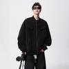 Jaqueta Harrington Retrô Americana Tendência High Street Design Antigo Desconstruído Senso de Design Jaqueta Nova de Primavera Oversize para Homens