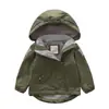 Roupa Infantil Forrada com Lã Roupa de Corrida Infantil Primavera e Outono Jaqueta Corta-vento para Bebê Casaco de Lã com Capuz para Crianças Grandes Moda Estilo Ocidental