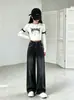 Nueva colección de otoño de pantalones vaqueros para niñas, pantalones vaqueros casuales elegantes y versátiles para niños
