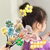 Ferramenta de Penteado Infantil Acessório de Cabelo Flor Fofa para Meninas Estilo Coreano Trançado Coque Despojado Ferramenta de Penteado