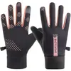 Luvas de Inverno Masculinas com Forro de Lã, Luvas de Couro Espessas, À Prova de Vento, À Prova de Frio, Quentes, Adequadas para Ciclismo e Motociclismo, Impermeáveis, À Prova de Vento e Quentes