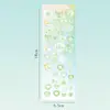 Pegatina de Tarjeta Goo Pegatina Láser Coreana Material para Diario de Mano Pegatina Linda Impermeable Pegatina DIY Pegatina Personalizada Decoración