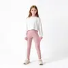 Leggings de Color Sólido Estilo Coreano Nuevos para Otoño e Invierno, Pantalones Ajustados Elásticos de Algodón para Niños Mayores, Pantalones para Niñas