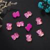 Uñas DIY decorativas diamante plano oso lindo animal Cristal moca tridimensional gato diamante de vidrio plano mayoreo