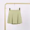 Saia Curta Lulu com Shorts de Yoga Embutidos, Saia de Secagem Rápida para Mulheres, Saia Esportiva de Tênis, Roupa Fitness Anti-Exposição para Mulheres