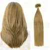 Peruca europeia e americana cabelo real cabelo de unha #8 ponta U extensões de cabelo humano extensão de cabelo sem costura