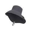 Sombreros de verano transfronterizos europeos y americanos para mujer, sombreros de pescador de ala ancha para montañismo, sombreros de protección solar para viajes de verano, sombreros de sol para exteriores