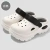 Zapatos de agujero para pisar mierda, ropa exterior de moda, suela gruesa, transpirables, uso bidireccional, pantuflas de punta cerrada, sandalias de playa antideslizantes, venta al por mayor de fabricantes